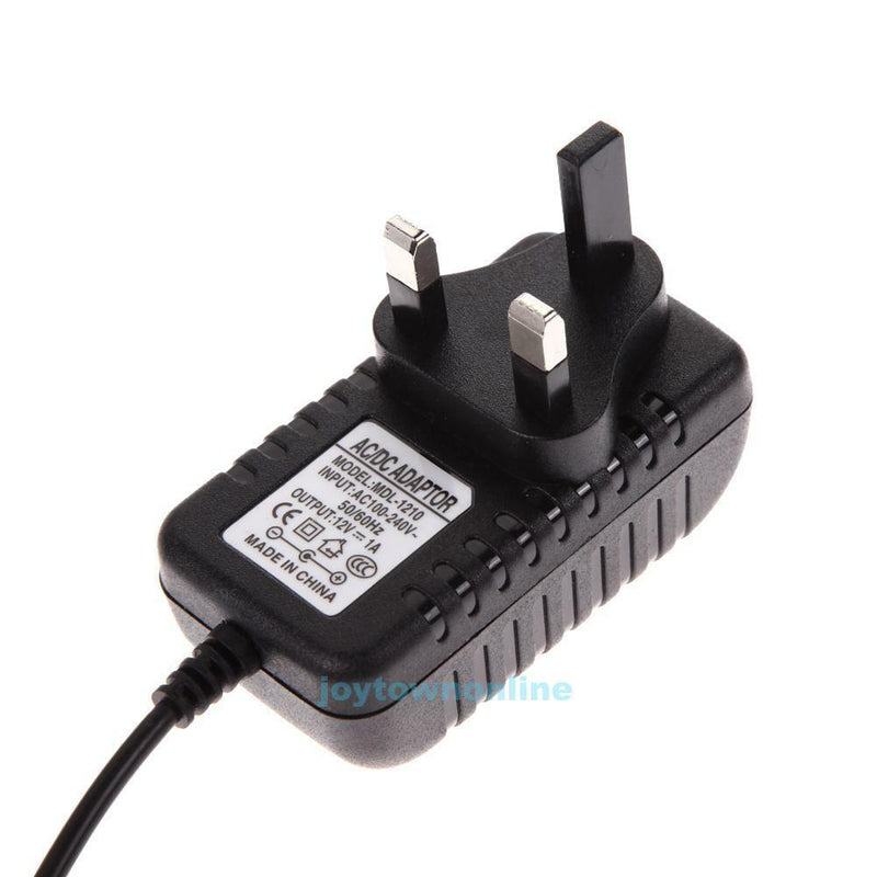 AC 100-240V Converter Adapter DC 5.5 x 2.5MM 12V 1A 1000mA Charger UK Plug