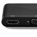 1X(Type-C To HDMI4Kx2K+VGA+USB2.0 With 3.5mm Audio Interface Conversion Cab