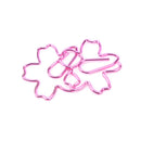 2Pcs Pink Red Sakura Cherry Blossom Flowers Paperclips Planners Paper Clips BX