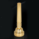 Trumpet Mouthpiece Replacement 17C Size Golden Plated Rich Tone Musician