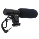Interview Microphone Condenser Mic for DSLR Camera Photography 3.5mm Jack