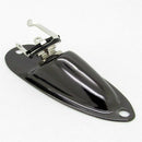 Black Boat Style 1/4inch Guitar Pickup Output Input Jack Plug Socket For Fd Y7K2