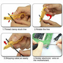 13Pcs 220V 60W Electric Soldering Iron Adjustable Temperature Welding Kit Tool