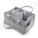 Large Portable Baby Diaper Caddy Organizer - Functional Baby Diaper Basket
