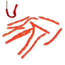 200Pcs/set 3cm Smell Red Bionic Worm Lures Soft Baits Carp Fishing Tackle Wobber