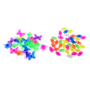 62pc Assorted Coloured   Spoke Beads Bike Bicycle Wheel Luminous Beads Decors