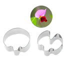 Pea Flower Petals Fondant Cake Mold Stainless Steel Pastry Cookie Cutters
