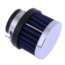 25MM Blue Mini Oil Air Intake Crankcase Vent Cover Car Vehicle Air Intake