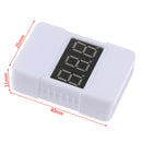 BX100 1-8S Li Battery Voltage Tester Low Voltage Buzzer Alarm Voltage Checke Kw