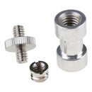 1/4" 3/8" Tripod Screw Converter Adapter for DSLR Camera Tripod Light Stand Cage