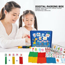 Kindergarten Wooden Counting Sticks + Number Cards Set Math Toys for Kids