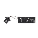 32GB Piano USB2.0 Flash U disk Black and white