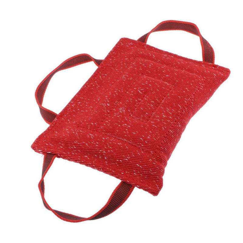 Dog Puppy Training Bite Tug Toys With Handle For Small Dog Pillow-26x19cm