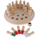 Kids Wooden Memory Match Stick Chess Game Educational Toys Brain Training FD FT