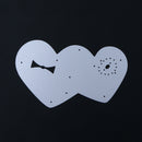 ET430 Heart Center DIY Cutting Dies Metal Stencils Scrapbook Craft A