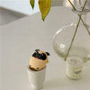 Silicone Protective Case Lovely Puppy Full Cover Protector for Airpods 1/2 Kit