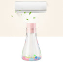500ml Wishing Bottle Humidifier Air Purifier Essential Oil Diffuser (Pink) A