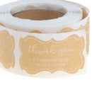 1 roll  Thank You Stickers Seal Thanks for Shopping Supporting My Small Busi Gw
