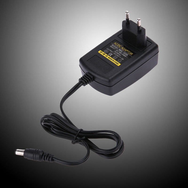 DC24V 2A Adapter AC 100V-240V to DC 24V Converter Power Supply Adapter 5.5* A