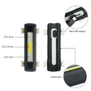 USB Rechargeable LED Bicycle Cycling Tail Light Bike Safety Warning Lamp