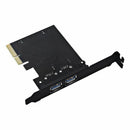 PCI-E PCI Express to USB 3.1 Gen 2 (10 Gbps) Type A+Type C Expansion Card A