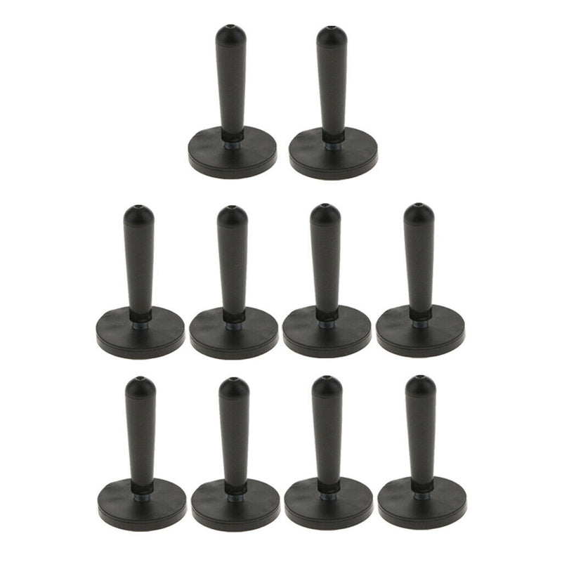 Pack of 10 Car Wrap Vinyl Film Install Fix Tools Foil Holder Strong Magnet Black