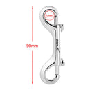 Rustproof Dual Dual Ended Bolt Snap Hook Diving Buckle Accs 3.54inch Durable