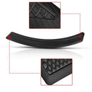 1 Pair of Car Matte Black Side Fender Trim Strip Front Side Vent Cover Fend