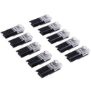 10Pcs 2p Spring Connector Wire Quick Connector Cable Clamp Terminal Block 2WayBX