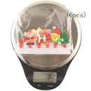 6pcs Christmas Wooden Clip DIY Postcard Clamp Photo Peg Kit Home Decoration A