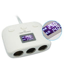Multifunctional dual usb car car phone charger one drag three cigarette lig