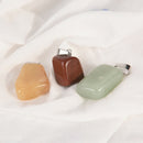 Natural Stone Crystal Quartz Healing Chakra Pendant For Necklace DIY Jewelry FT