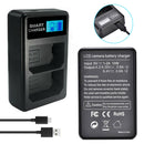 USB LCD Dual Channel Battery Plate Charger for Sony NP-FZ100 Camera Battery