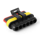 1-6 Pin Way Car Auto Waterproof Electrical Connector Plug Socket Wire Kit MQU