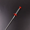 60cm Kitchen Sewer Dredging Device Tool Spring Pipe Sink Cleaning Hook Supply UK