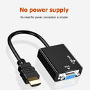 HW-2201 1080P HDMI to VGA Converter Adapter Digital Analog 3.5mm Audio Jack