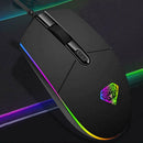 G102 USB Wired Optical Gaming 4 Buttons 2400DPI Ergonomic RGB Backlit Mouse