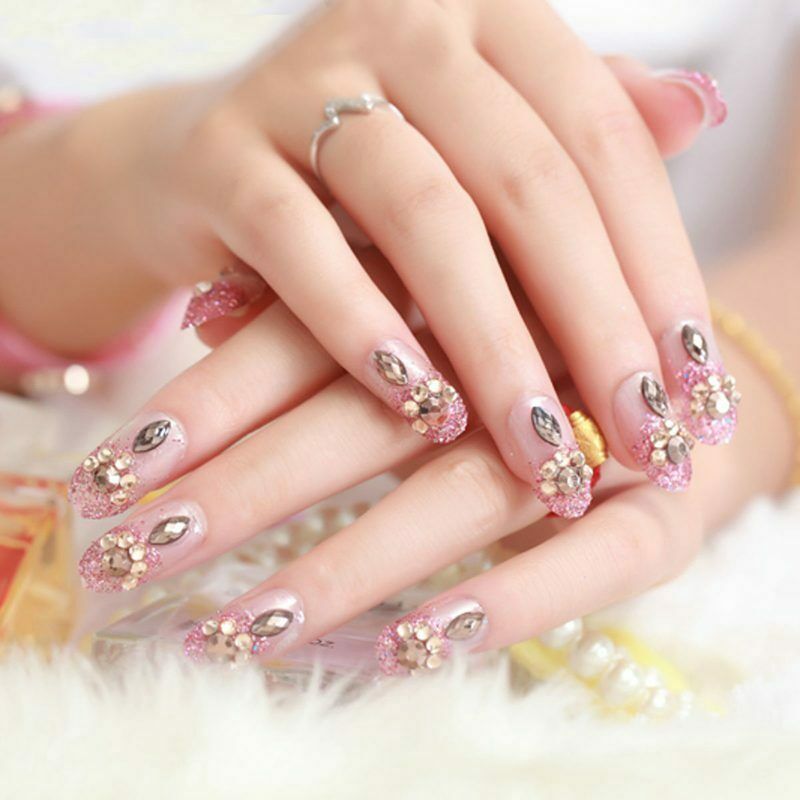 4Pots Sequins Glitter Dust Powder Paillette Tips Nail Art Decor L9I4