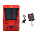 Solar Alarm Lights Wireless Waterproof Motion Sensor Outdoor Farm Security Lamps