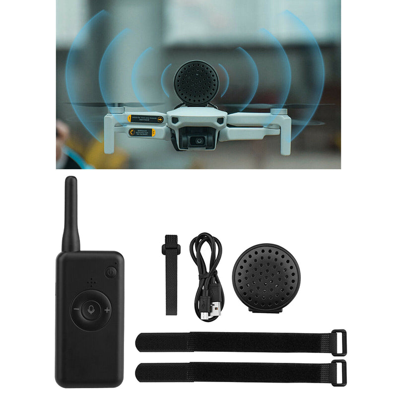 Wireless Speaker Megaphone w/Strap for DJI Mavic 2 Air 2 Mini 2 Mini Drone