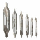 6 PCS HSS Combined Center Drills Bit Set Countersink 60 Degree Angle 5/3/2. Z6M9
