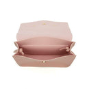 Women PU Leather Crossbody Cute Cartoon Cat Mini Square Shoulder Bag (Pink)