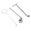 3pc Candle Extinguisher Tool Kit Candle Wick Trimmer & Dipper Candle Snuffer