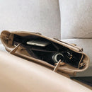 Women's Leather Tote Bag Fashion Shoulder Bag Belt Decoration Crossbody Bag