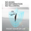 6pcs Car Door Anti Collision Bumper Strips Stickers Universal Black