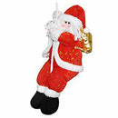 Christmas Decoration Santa Claus Climbing On Rope for Indoor/Outdoor Wall W