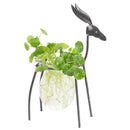 European Iron Deer Flower Vase Creative Hydroponic Container Glass Living R O8Q5