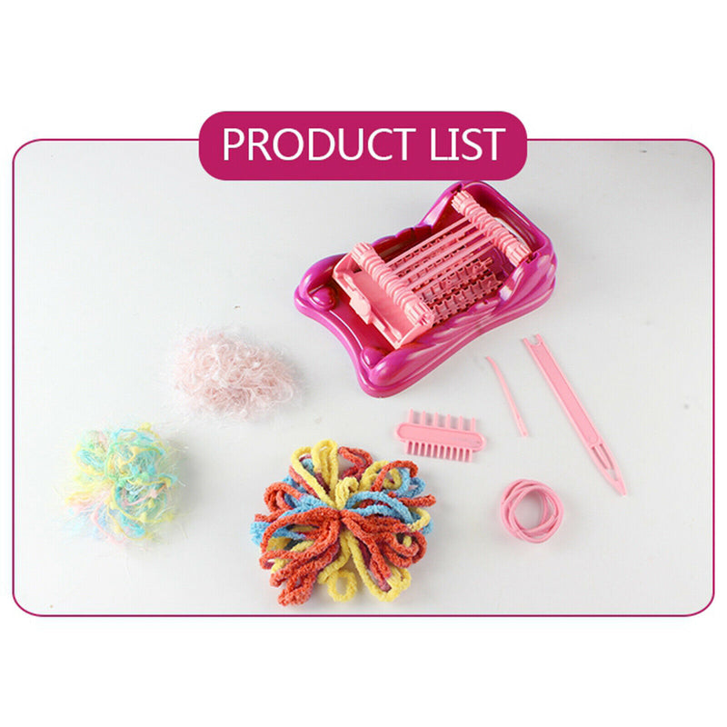 Plastic Hair Band Machine Bracelet Headwear DIY Hand Knitting Maker Machine
