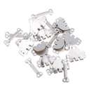 20 Sets Metal Hooks and Bars Sewing Hook Eye Closure for Trouser Skirt Dress