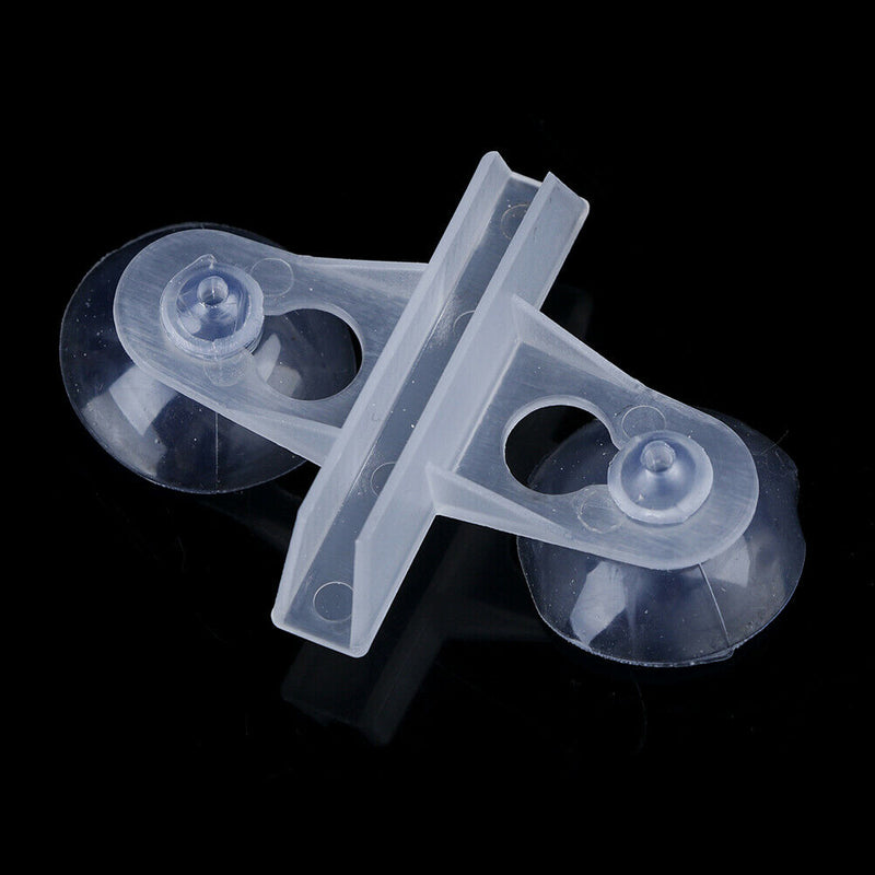 5Pcs Aquarium Fish Tank Divider Suction Cup Divider Plastic Sheet Holder ME